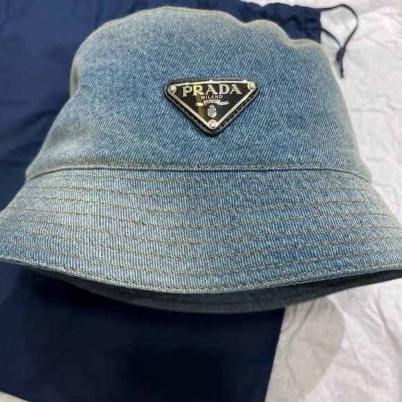 Shoes - Prada Denim Bucket Hat, Interpreting Urban Fashion